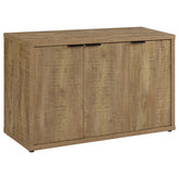 Pepita 2-door Engineered Wood Accent Cabinet Mango Brown